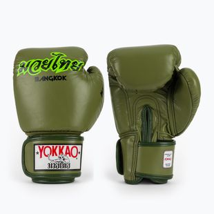 Mănuși de box YOKKAO Late Show Boxing olive