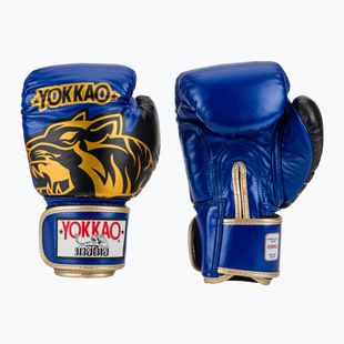 Mănuși de box YOKKAO Original Boxing Gloves electric blue