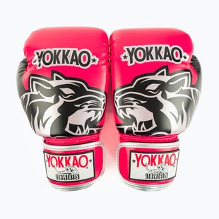 Mănuși de box YOKKAO Original Boxing Gloves fuchsia