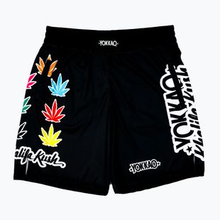 Pantaloni scurți de antrenament pentru bărbați YOKKAO Khalifa Kush Workout black
