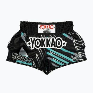 Pantaloni scurți de antrenament pentru bărbați YOKKAO Power Muay Thai black