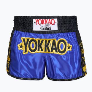 Pantaloni scurți de antrenament pentru bărbați YOKKAO Original Muay Thai electric blue