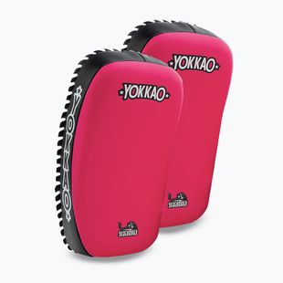 Scuturi de antrenament YOKKAO Freestyle Kicking Pads 2 buc. fuchsia/black