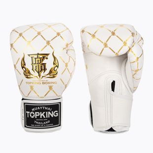 Mănuși de box Top King Boxing Chain white/gold