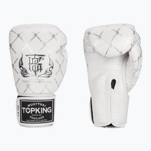 Mănuși de box Top King Boxing Chain white/silver