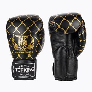 Mănuși de box Top King Boxing Chain black/gold