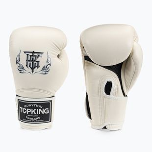 Top King Muay Thai Muay Thai mănuși de box Super Air alb