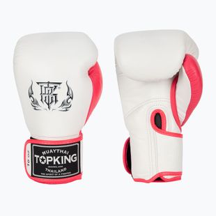 Mănuși de box Top King Boxing Reborn white/pink
