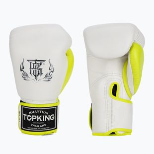 Mănuși de box Top King Boxing Reborn white/yellow