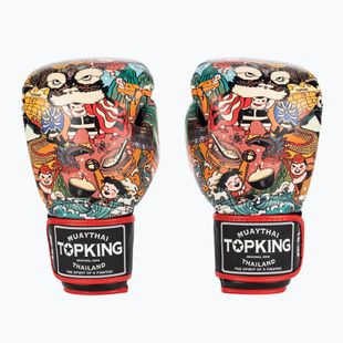 Mănuși de box Top King Boxing Culture black/red TKBGCT-2C2