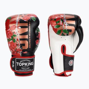 Mănuși de box Top King Boxing Rose white/black