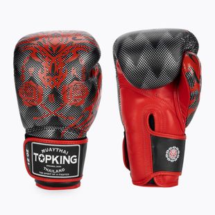 Mănuși de box Top King Boxing Dragon red/black