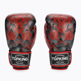 Mănuși de box Top King Boxing Dragon red/black