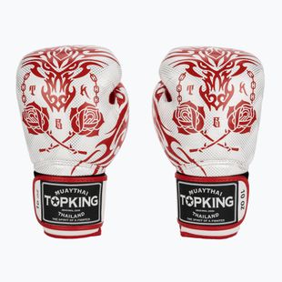 Mănuși de box Top King Boxing Dragon red/white