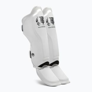 Apărători de tibie Top King Pro Semi Leather white