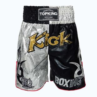 Pantaloni scurți de antrenament Top King Kickboxing black/white