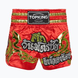 Pantaloni scurți de antrenament Top King Kickboxing red