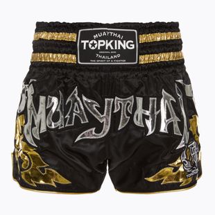 Pantaloni scurți de antrenament Top King Kickboxing 070 black/ gold