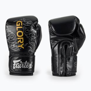 Mănuși de box Fairtex Glory Kickboxing Competition Training Boxing black/silver