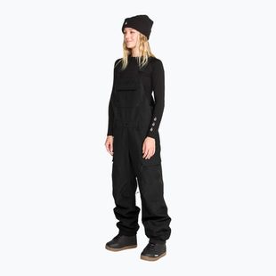 Pantaloni de snowboard pentru femei Volcom Crestron 3D Stretch Bib Overall black