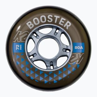 Roți pentru role K2 Booster 72mm/80A W/ ILQ 5 negre 30F3005/11/UNI