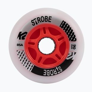 Roți pentru role K2 Strobe 90mm/85A 2 buc. albe 30G3100/11/UNI