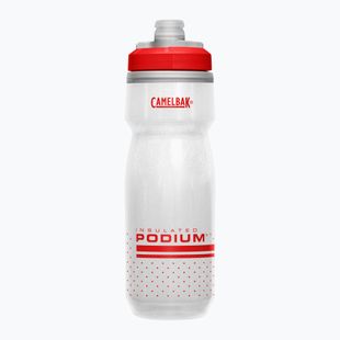 CamelBak Podium Chill 620ml roșu aprins/alb pentru biciclete