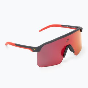 Ochelari de soare Nike Expedition Shield matte dark smoke grey/ red mirror