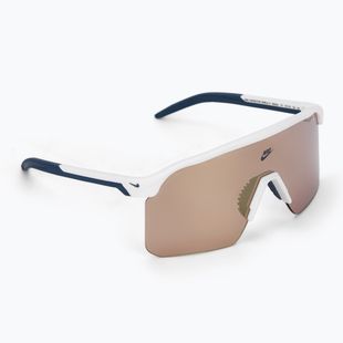 Ochelari de soare Nike Expedition Shield E matte summit white/ road chrome mirror