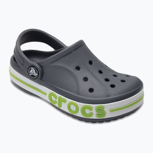 Papuci pentru copii Crocs Bayaband Clog Kids charcoal