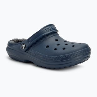 Papuci Crocs Classic Lined Clog navy/charcoal
