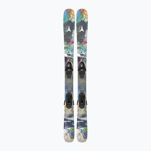 Schiuri de coborâre pentru copii + legături Atomic Bent Jr 110-130 + C5 GW multicolor