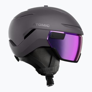 Cască de schi Atomic Savor GT Visor Stereo iron ore/purple stereo