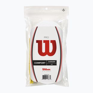 Învelișuri pentru rachete de tenis Wilson Pro Overgrip 30 buc. white