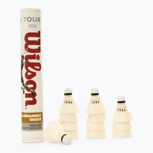 Fluturași de badminton Wilson Tour BWF 12 buc. white
