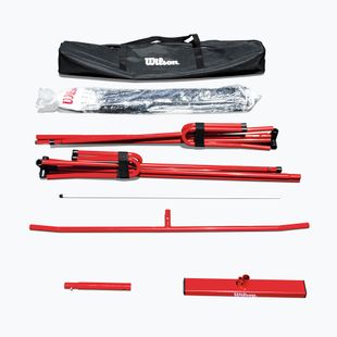 Plasă pentru pickleball Wilson Portable Pickleball Net System white/red