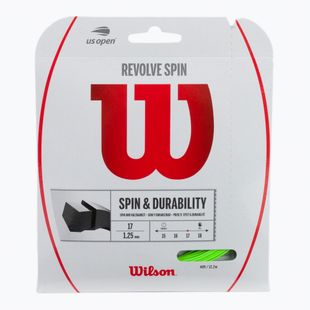 Coardă de tenis Wilson Revolve Spin 17 Set gri WRZ956900+