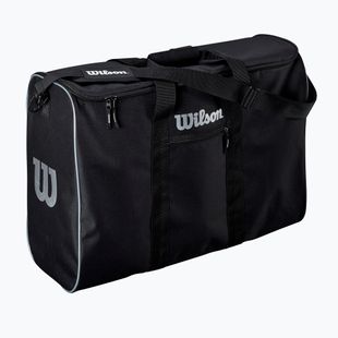 Geantă pentru mingi de baschet Wilson Travel Basket 6 Ball black/silver