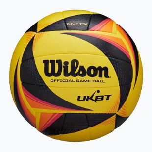 Minge de volei de plajă Wilson OPTX AVP VB OFFICIAL GB yellow mărimea 5
