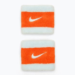 Bentiță Nike Swoosh Wristbands glacier blue/safety orange/glacier blue