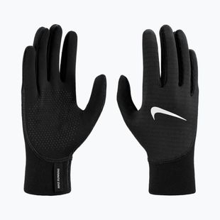Mănuși de alergare pentru femei Nike Therma-Fit Pacer Sphere Midweight RG black/black/silver