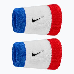 Benzi de încheietură Nike Swoosh Classic Doublewide Wristbands 2 buc game royal/university red/black