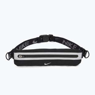 Centură de alergare Nike Slim 4.0 black/black/silver