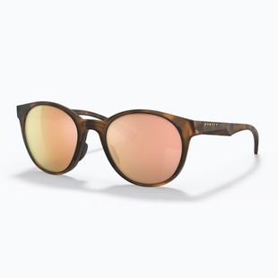Ochelari de soare Oakley Spindrift matte brown tortoise/prizm rose gold