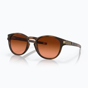 Ochelari de soare Oakley Latch matte brown tortoise/prizm brown gradient