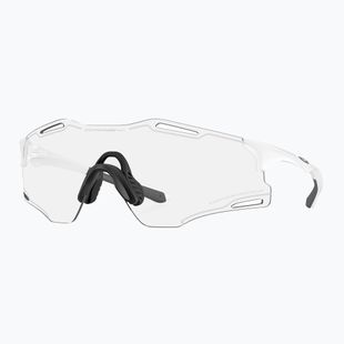 Ochelari de soare Oakley Cybr Zero matte white/clear to black iridium photochromic