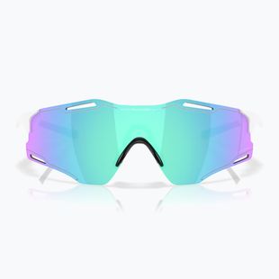 Ochelari de soare Oakley Cybr Zero polished white/prizm sapphire