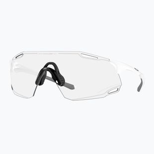 Ochelari de soare Oakley Cybr Dyno matte white/clear to black iridium photochromic