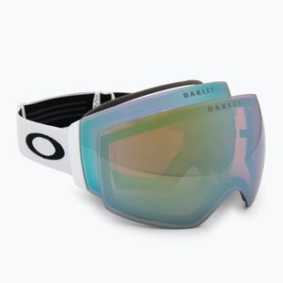 Ochleari de schi Oakley Flight Deck Pro M matte white/prizm sapphire/prizm sage go