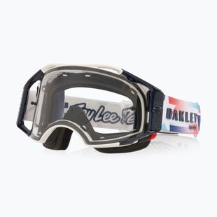 Ochelari de ciclism Oakley Airbrake MTB Troy Lee Designs ice white/clear